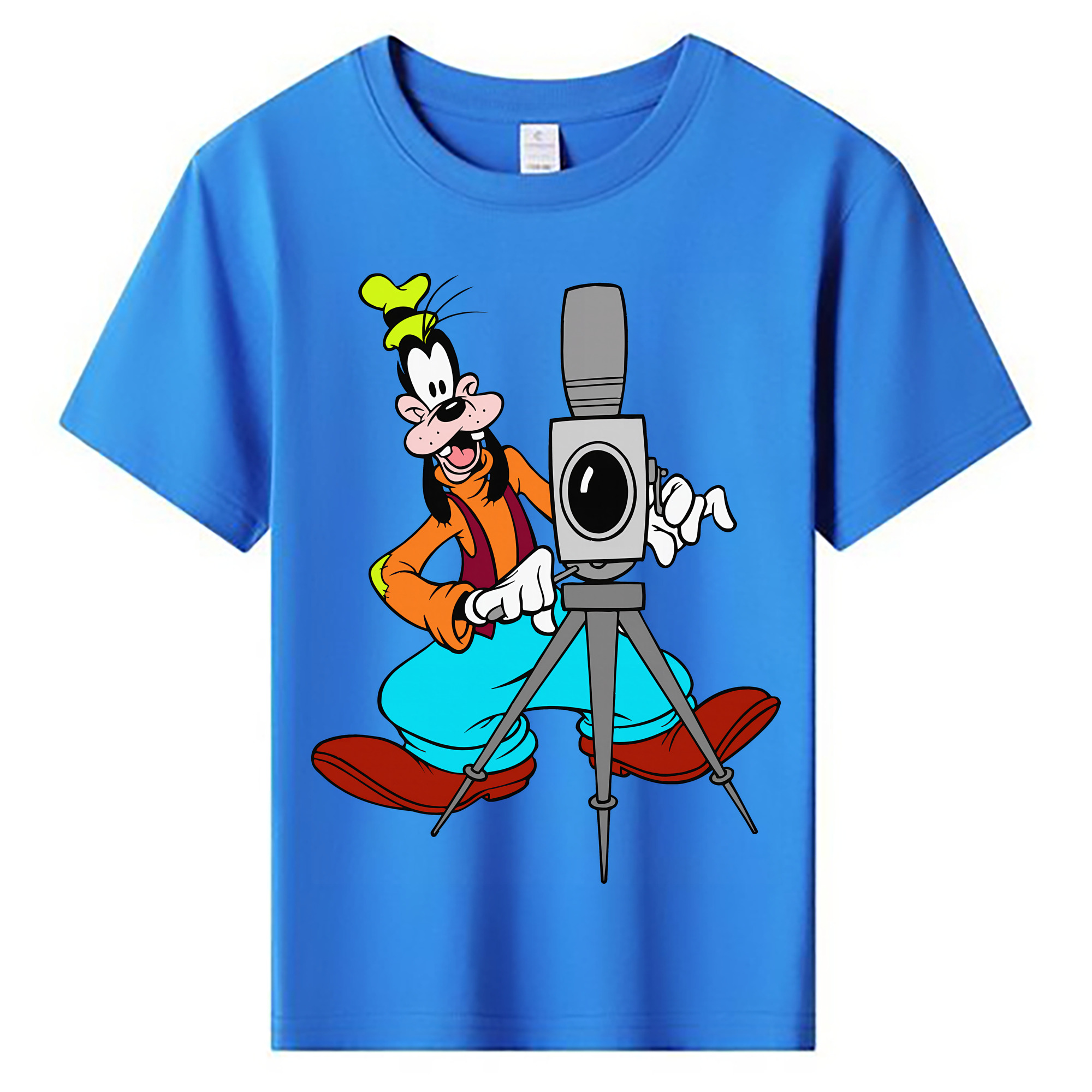 （画像用） ミッキーマウス Mickey Mouse 綿100％キッズTシャツ（フロントプリント）